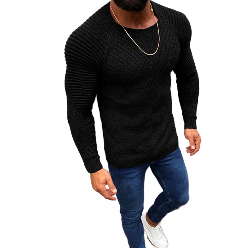 Men's Thin Pullover Sweater Casual Turtleneck Plus Size Sweaters for Men