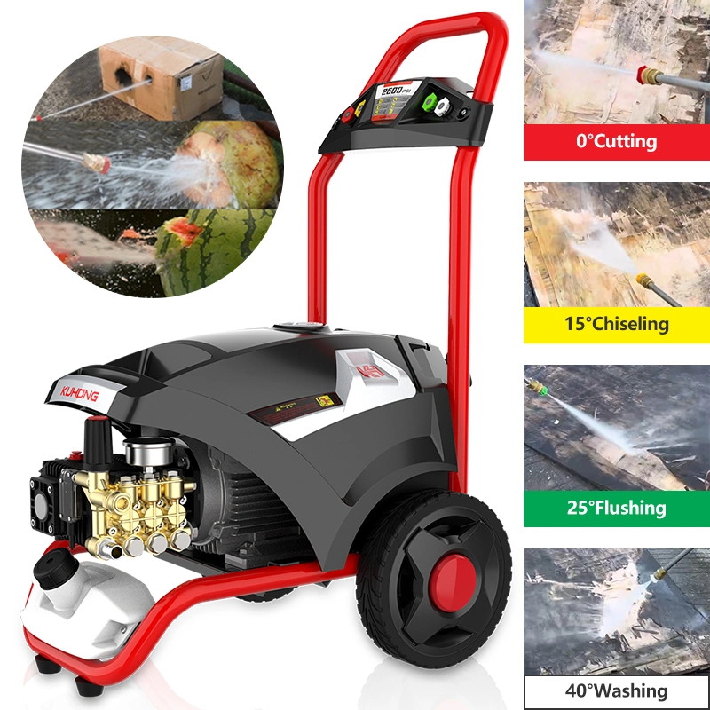 Kuhong 170bar 2500psi Electric Pressure Washer with Water Tank