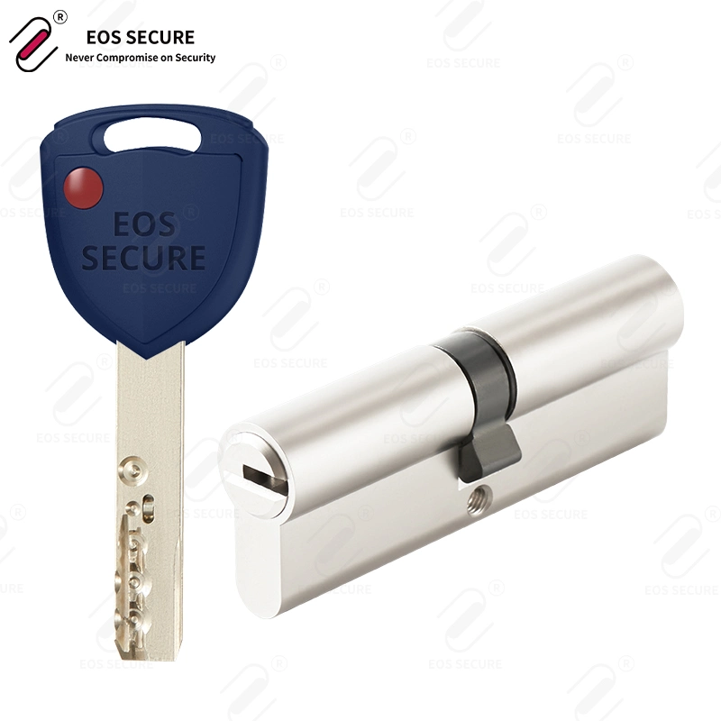 High Security Telescopic Pin Anti Tear Anti Saw Brass Emergency Double Clutch Door Locks Cylinder