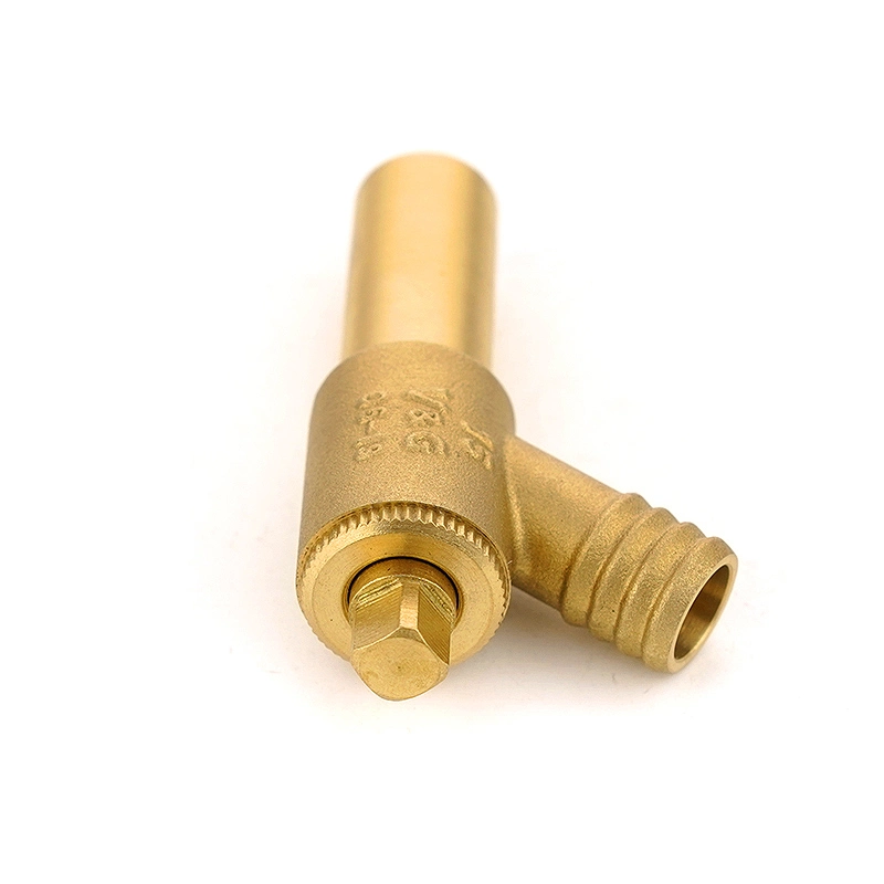 15mm Connection Brass Drain Shut Cock Valve for Water Systems