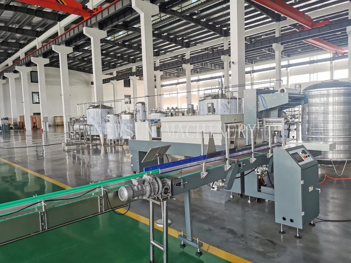 Best Sale Complete Aqua Mineral Water Beverage Juice Dairy Milk Beer Condiment Production Line Machinery Bottle Automatic Shrink Wrap Wrapping Filling Packing M