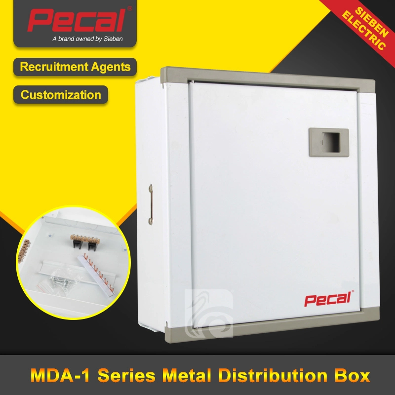 Low Price Promotion Single Phase 6 Way Metal Distribution Box