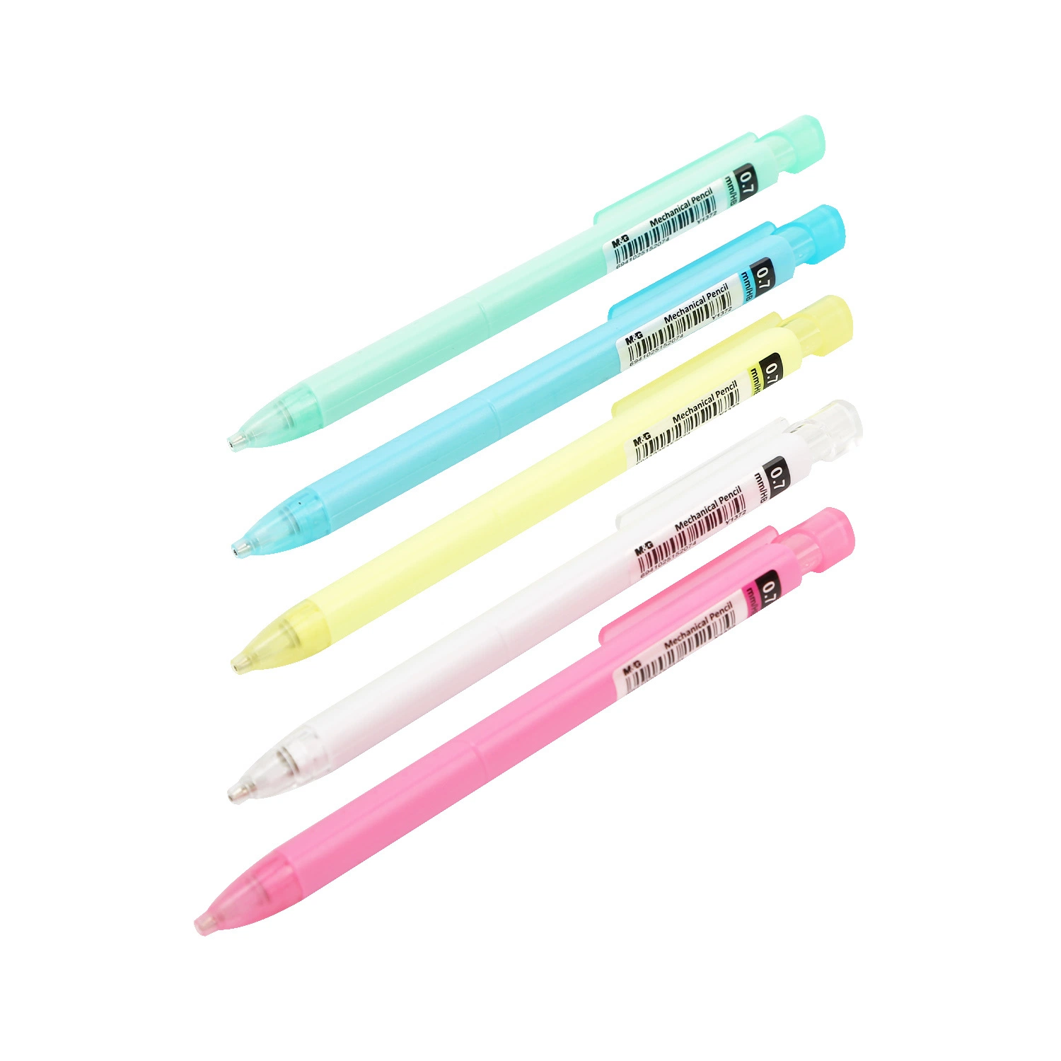 Advertising Promotional Portable Durable Smooth High quality/High cost performance Plastic Hb 0.7mm Mechanical Pencil