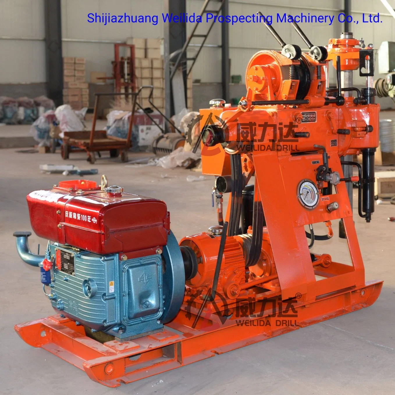 100-150m Engineering Borehole Spt Drill Rig Xy-1A Drilling Machine