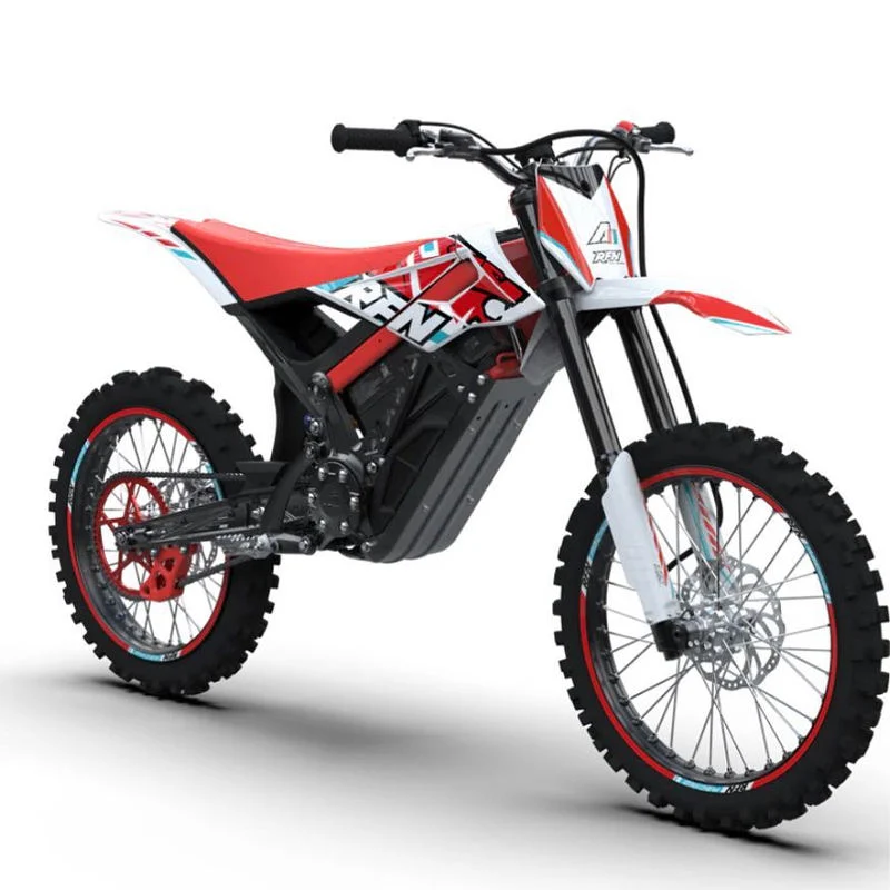 Motocicleta off-road Apollo-Rfn Ares Rally PRO 74V/35ah. Potência máxima de 11kw. Motocicleta elétrica para adultos.