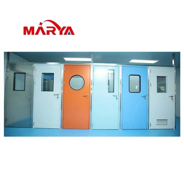 Marya salas limpias de puerta de acero inoxidable puertas con bisagras de acero inoxidable 304 de alta calidad