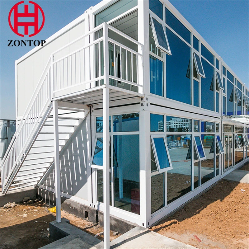 Zontop China Construction 20/40FT Luxury Expandable Casa Prefabricated Modular Steel Structure Portable Prefab Mobile Modular Home Shipping Container House