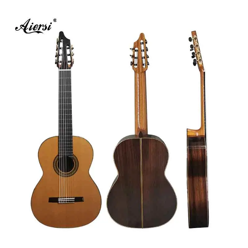 Aiersi Handmade High Grade All Solid 7-String Classical Guitar