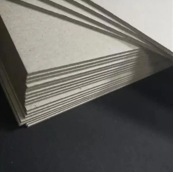 Certified Grey Folding Box Board 350GSM Sheets Straw Board Paper Duplex Board for Boxes