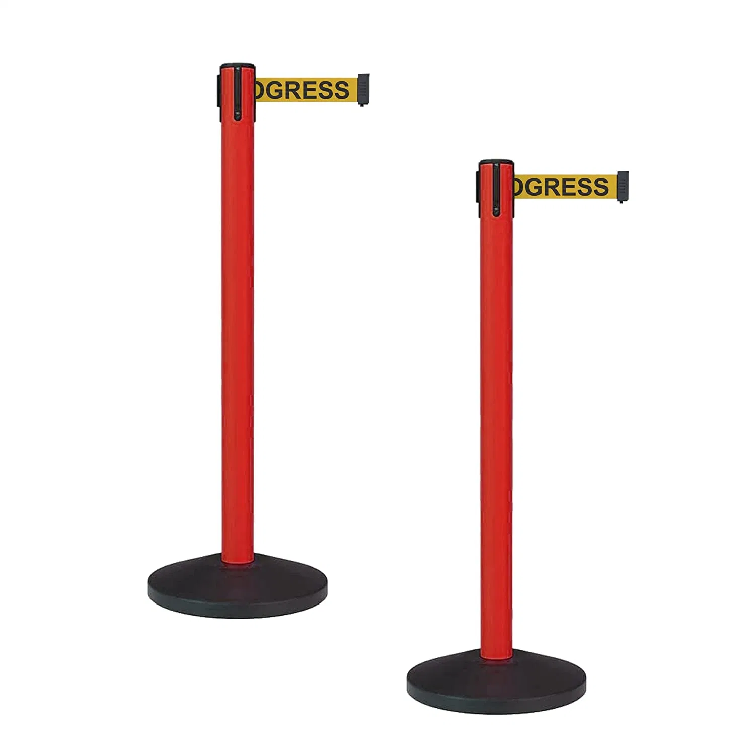 Tape Line for Event Metal Pole Sports Field Retractable Queue Belt Stand