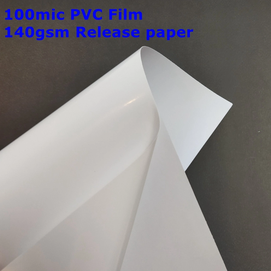 100mic Monomeric White Glossy PVC Vinyl Solvent Printable Self Adhesive Vinyl