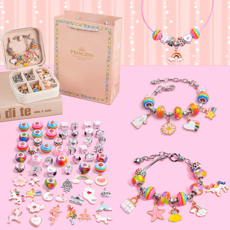 DIY Craft Bracelets Beads Set Creative Kids Jewellery