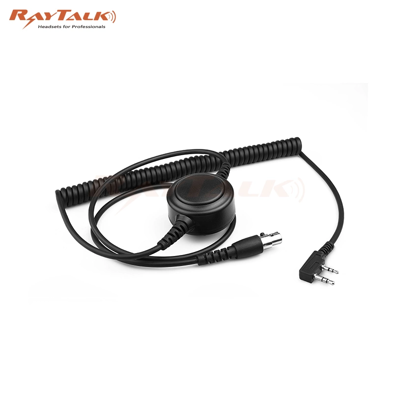 Cable de conector de radio de auricular XLR universal de 5 pines a Quick Desconectar el conector Tk208/Tk240/Tk2100 conector de radio opcional