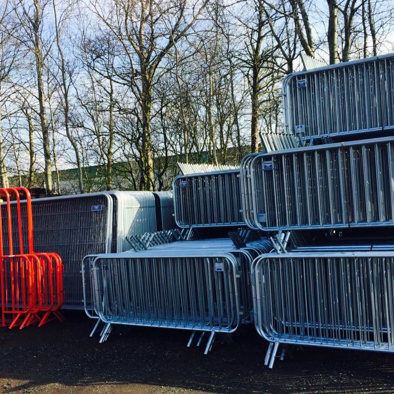 Hot Dipped Galvanized Metal Event Crowd Control Barrier