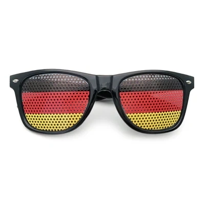 Pinhole Sticker Flag Sunglasses Promotional Sunglasses Custom Logo Cheap Wholesale/Supplier Sunglass Unisex