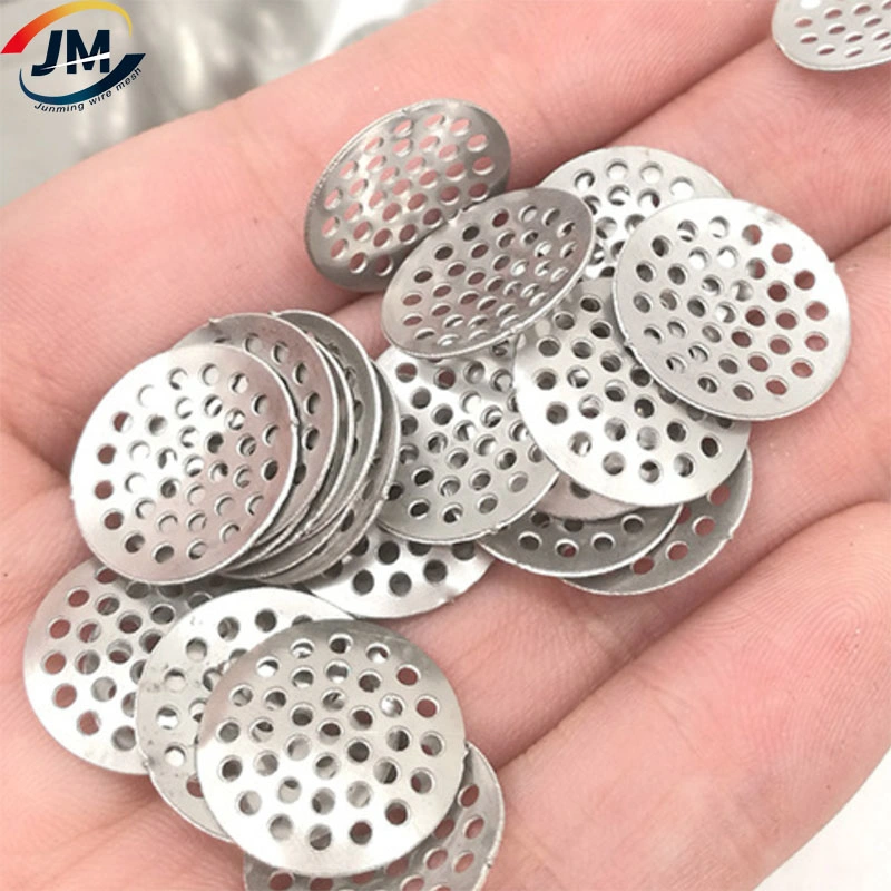 Double Layer Woven Sieve Wire Screen for Water Coffee Treatment/304 316 Porous Stainless Steel Copper Brass Round Metal Sintered Filter Mesh Discs