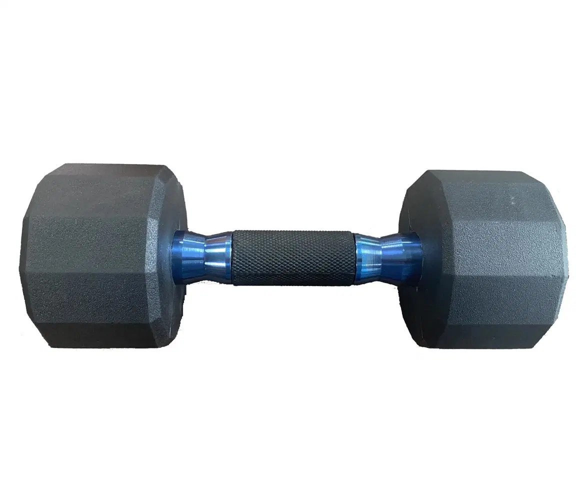 High quality/High cost performance Dodecagon Head Rubber Coated Dumbbell