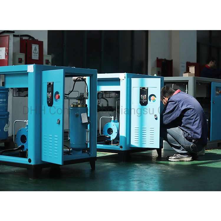 Hot Sale 8 Bar 10bar Silent High Energy Efficient 11kw 15HP Screw Air Compressor with 500L Liter Air Tank