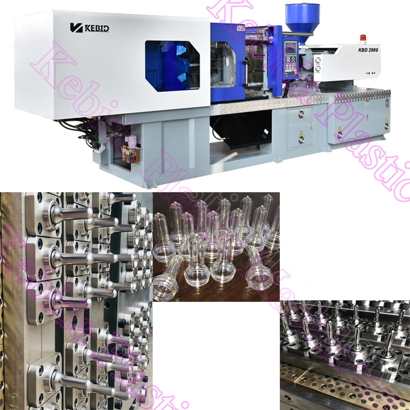 Kebida Brand Hot Sale High quality/High cost performance  238ton Kbd2380 Pet Preform Bottle Embryo Making Injection Molding Machine