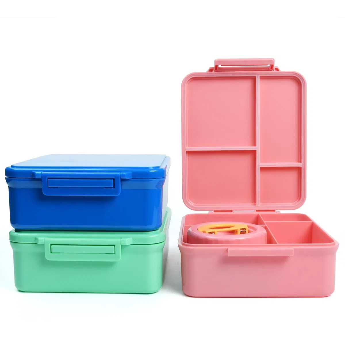 Aohea Multicolour Lunch Box Set School Office Tritan Material