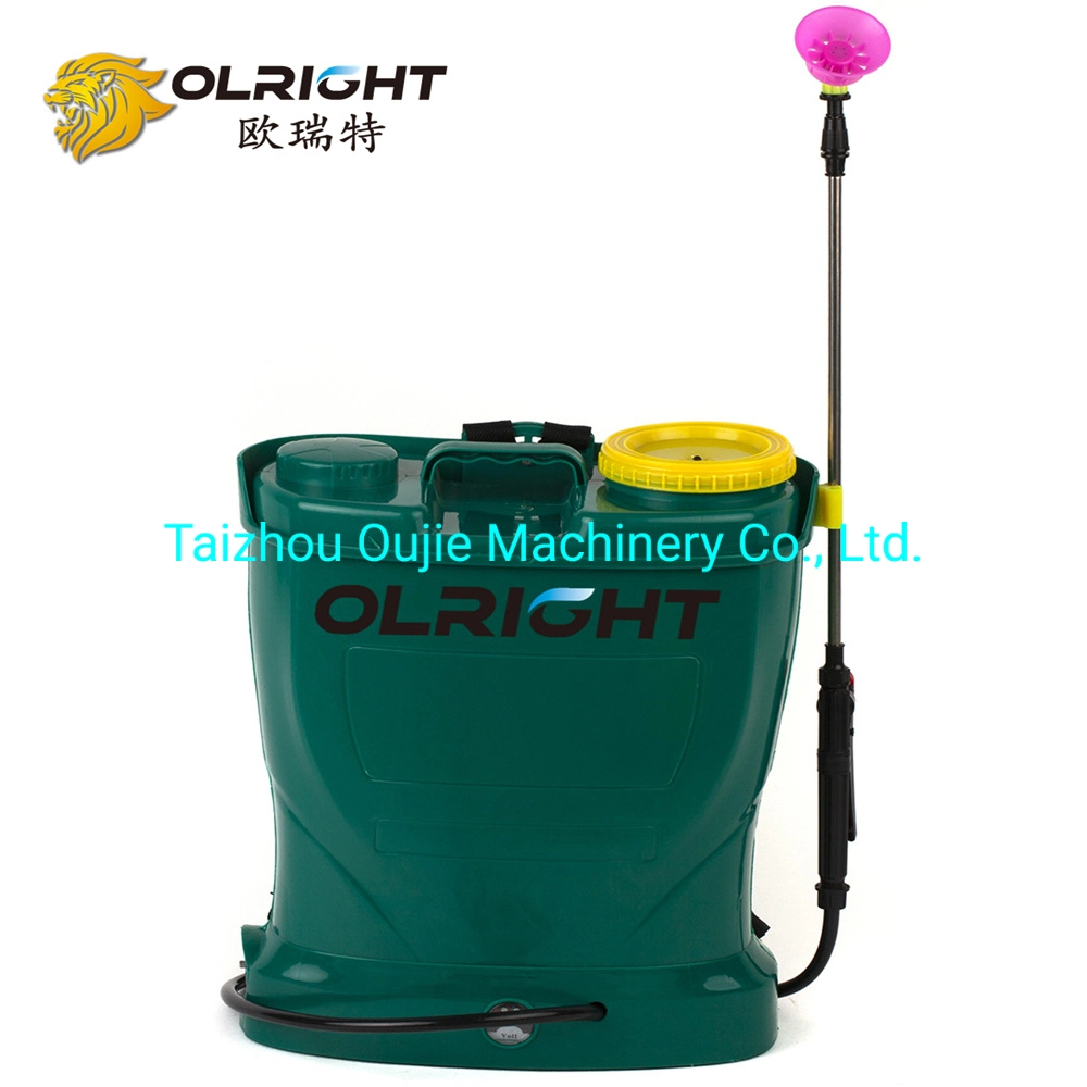 Oj New Model Backpack Agricultural Sprayer Pump Long Time Battery Power Battery Operation Parts 16L