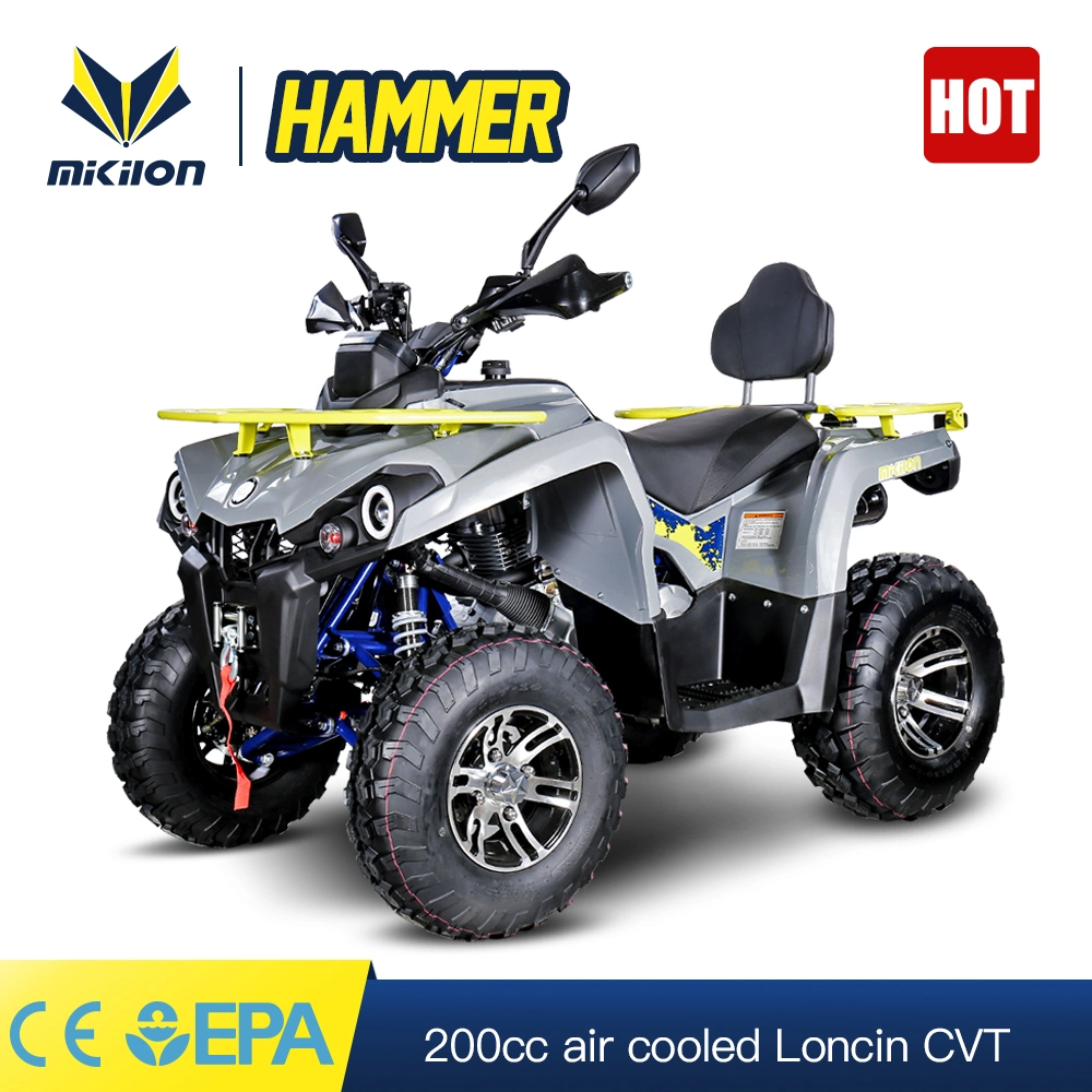 200cc ATV für Erwachsene Quad Bike 4 Räder, Hammer GY6 CVT