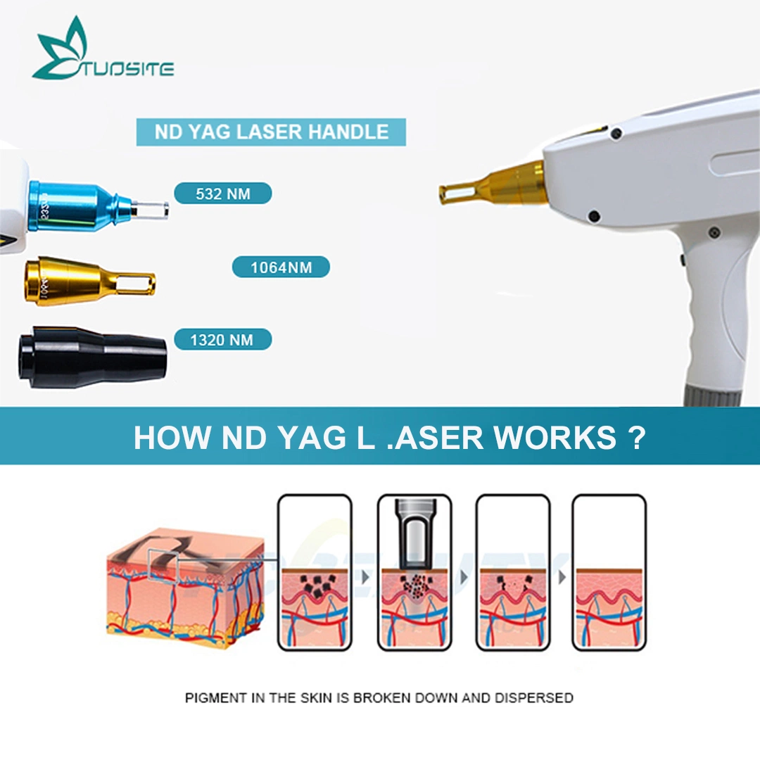 2 in 1 Function 755nm 808nm 1064nm Hair Removal Laser and Laser Tattoo Remover Beauty Device