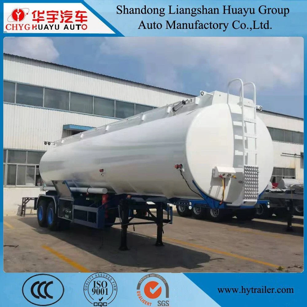 China First-Class 30 T Carbon Steel Oil Tanker Semi Trailer for Fuel/Diesel/Crude Transport