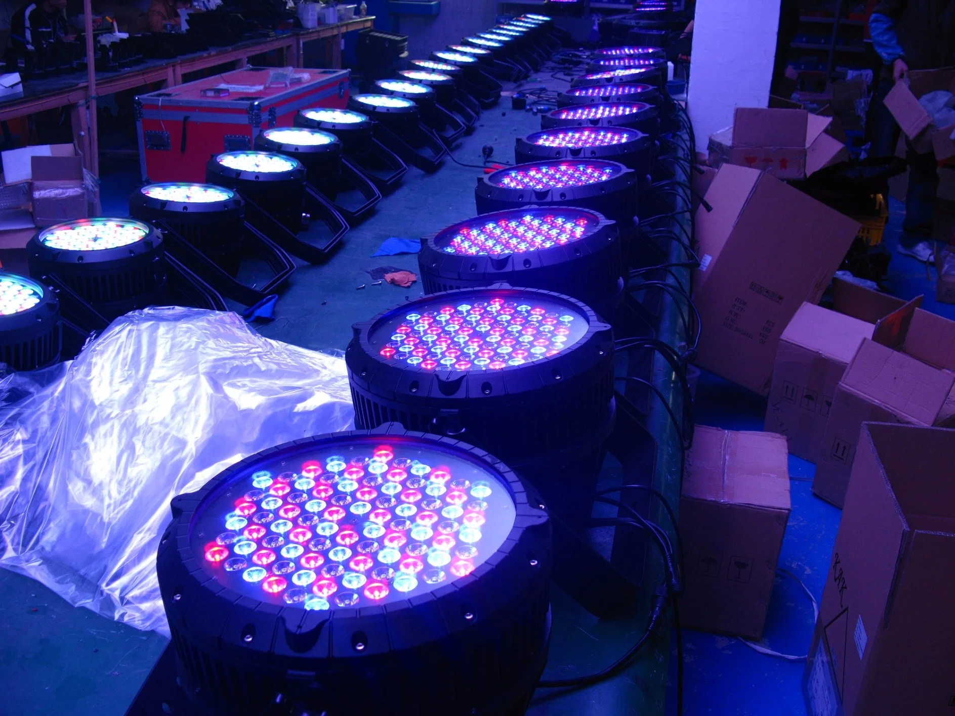 90*5W/3W RGB Big Power Waterproof LED PAR Can