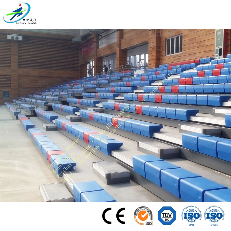 Century Star China Plastic Stadium chair Factory Grandstand Chairs moulés par injection Siège en plastique avec dossier moyen. Sièges arrière de stade de la tribune de gros