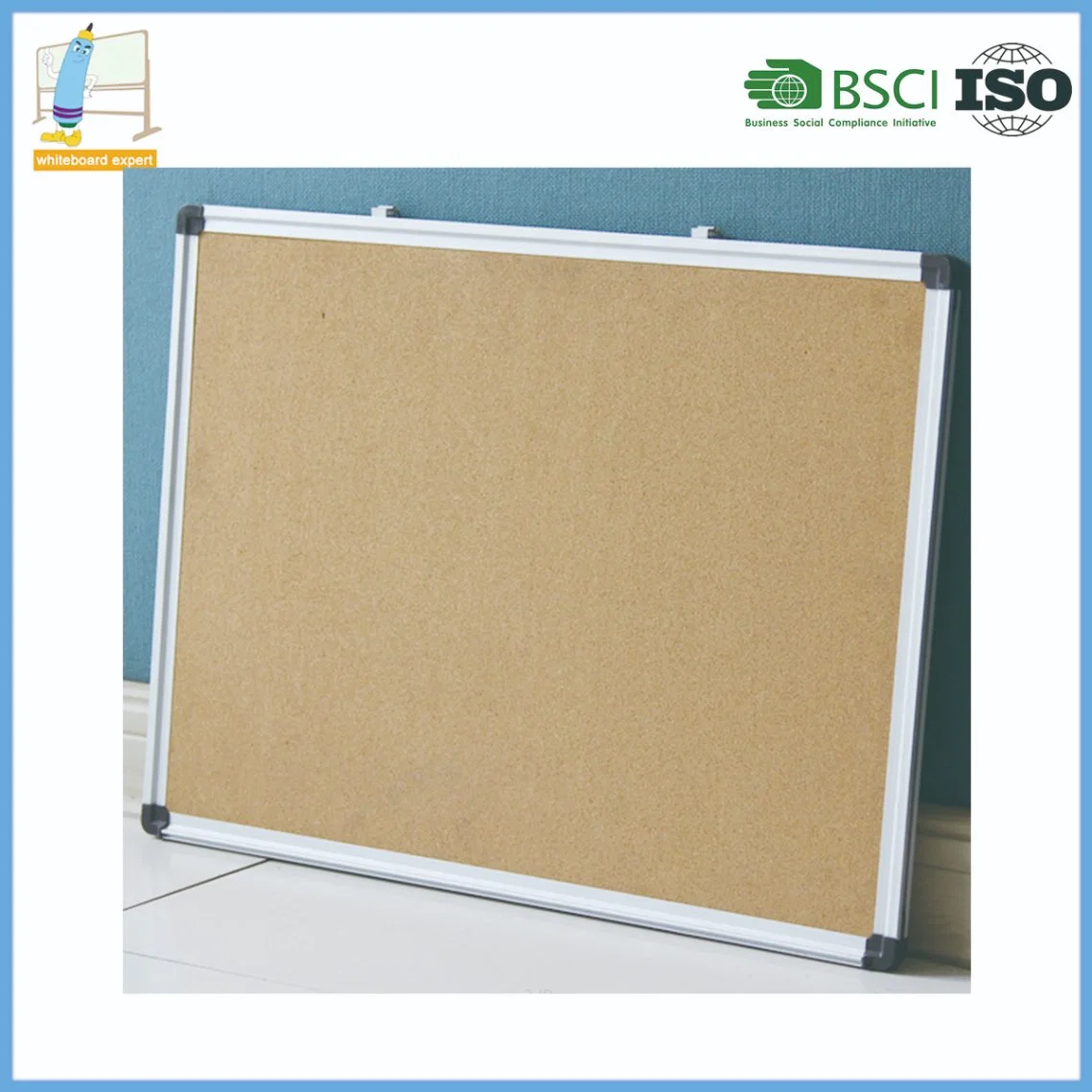 Aluminum Frame Notice Board with Push Pin Cork of Felt Board for School, Home and Office High quality/High cost performance Factory Direct Price