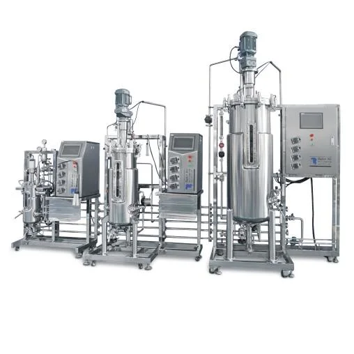 Konenförmiger Dauerfluss-Bioreaktor aus Edelstahl mit langem Zyklus, 1000L Fermenter Enzyme Produktion Automatische Chemische Dosierung System