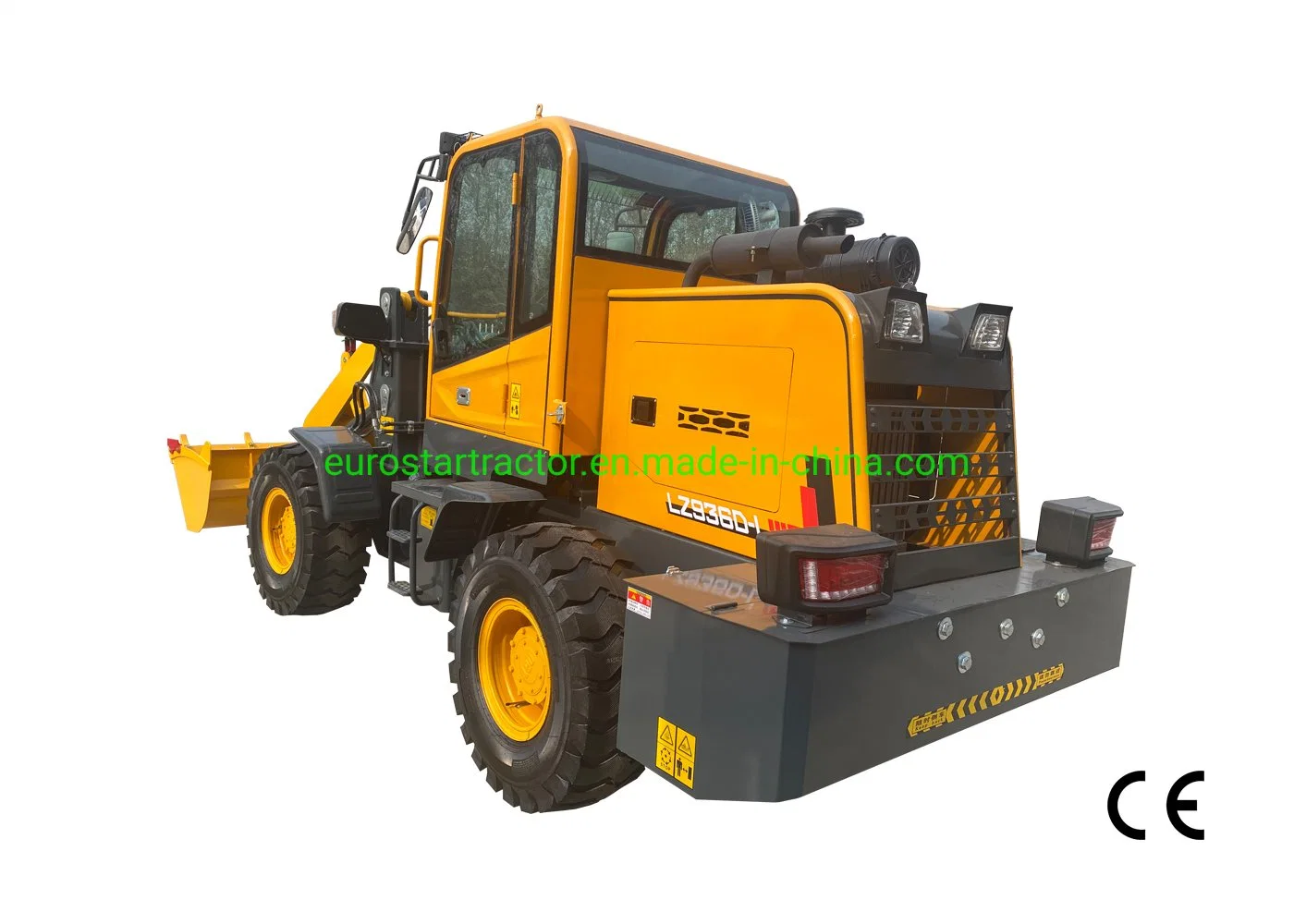 1,6T Ez936 Radlader Multi Functional Mini Small EC Approved China Construction Medium Bucket Machinery Compact Backhoe Front End Loader Bagger