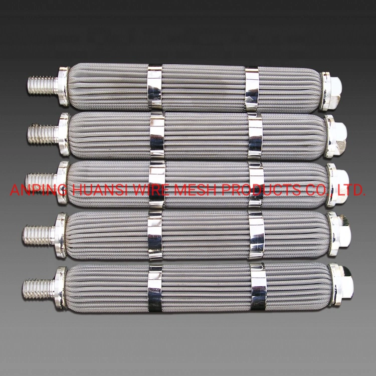 Stainless Steel Sintered Mesh Filter Cartridge for Hydraulic Oil Filtration