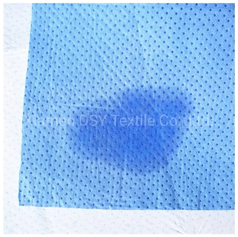 PE Film Coated Super Absorbent Nonwoven Fabrics for Surgical Drapes and Gown Packs