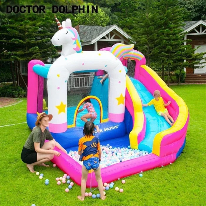 Inflatable Amusement Park Inflatable Castle Park Ocean Shark Jumping Animal Castle Combo Toy Inflatable Bouncer