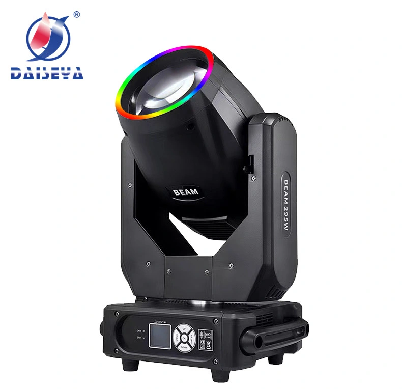 10r 295 واط Wash Beam LED Moving Headlight Disco Stage Laser رأس صغير متحرك مع منسق موسيقى DJ فاتح