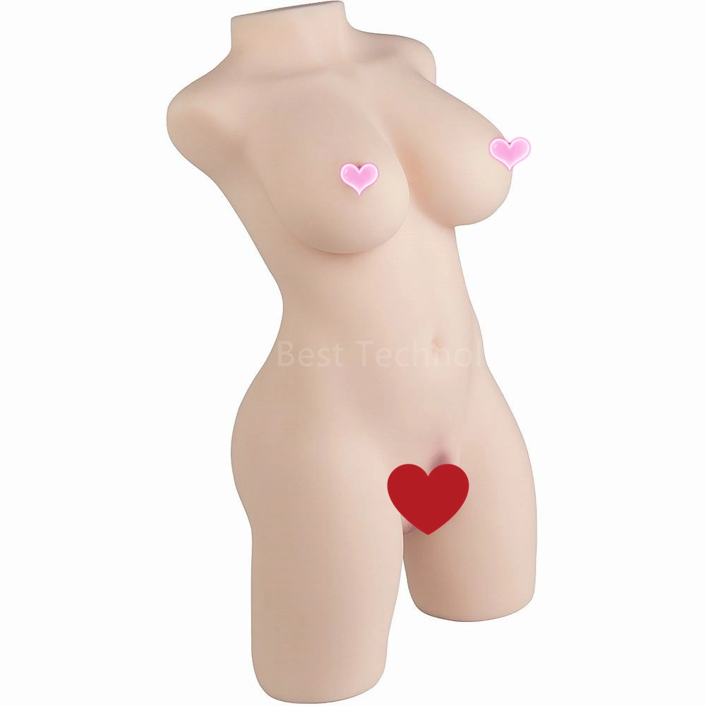 Factory Price Realistic Jelly Chest Half Body Sex Dolls for Adult Man