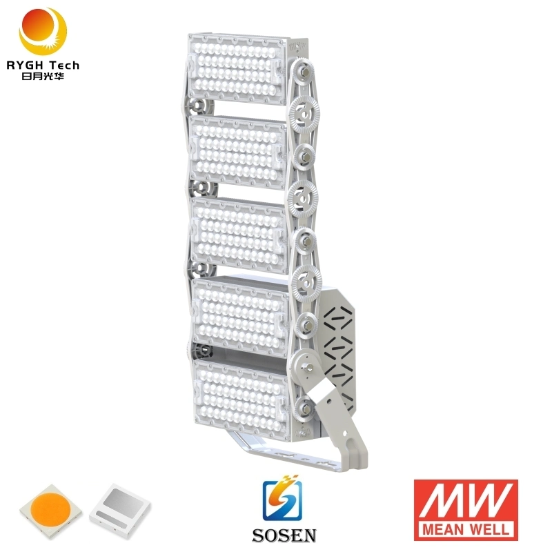 75000 Lumen LED Outdoor Flood Light 720W High Mast LED Stadium Light for Tennis Court 720W 240V Flood Light