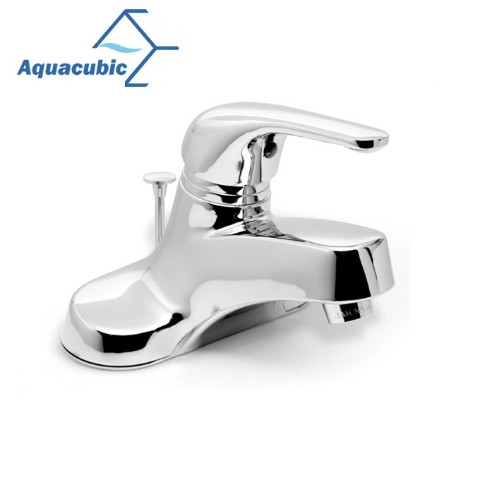 Modern Chromed Brass Bathroom Sink Basin Faucet (AF1142-6)