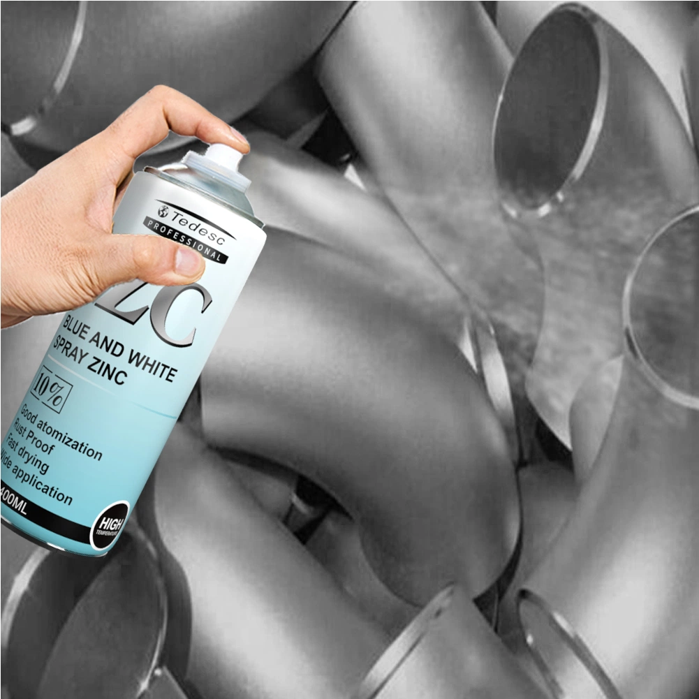 Wholesale/Supplier Factory OEM Anti Corrosion Zinc Spray Hot Galvanizing Zinc Coating Silver Zinc Spray