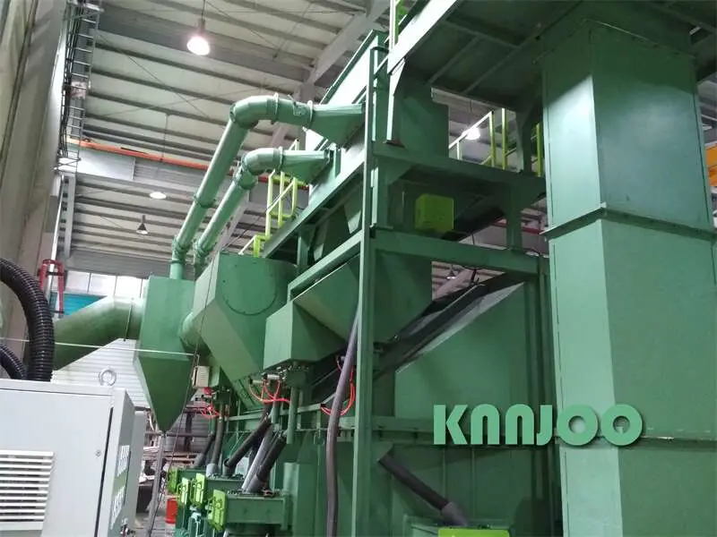 Surface Cleaning Wire Rod Coil Shot Blasting Machine for Rust Removal of Knnjoo