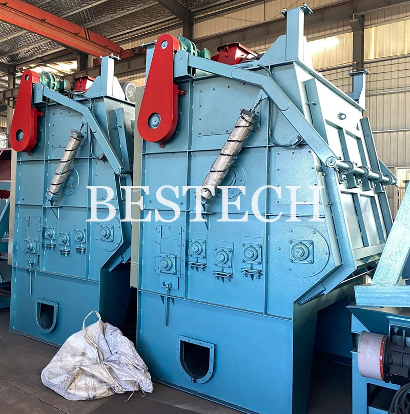 Crawler Type Shot Blasting Machine/Tumble Metal Belt Type Shot Blasting Equipment with Auto Loading Device