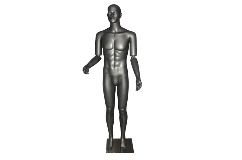 Matte Surface Adjustable Full Body Male Mannequin for Clothes Display