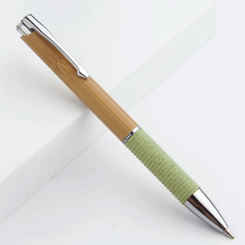 Pen Supplier Promotional Branded Eco Friendly Recycled Bamboo Ballpoint Pen