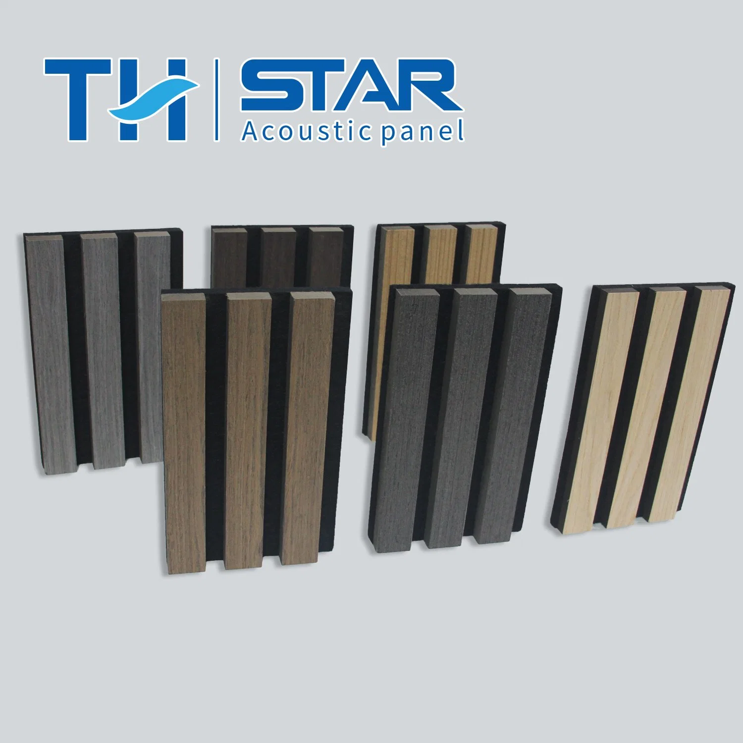 Handcrafted Wooden Slat Acoustic Panel for Office Hotel Wall Decoration MDF Panel Acoustic