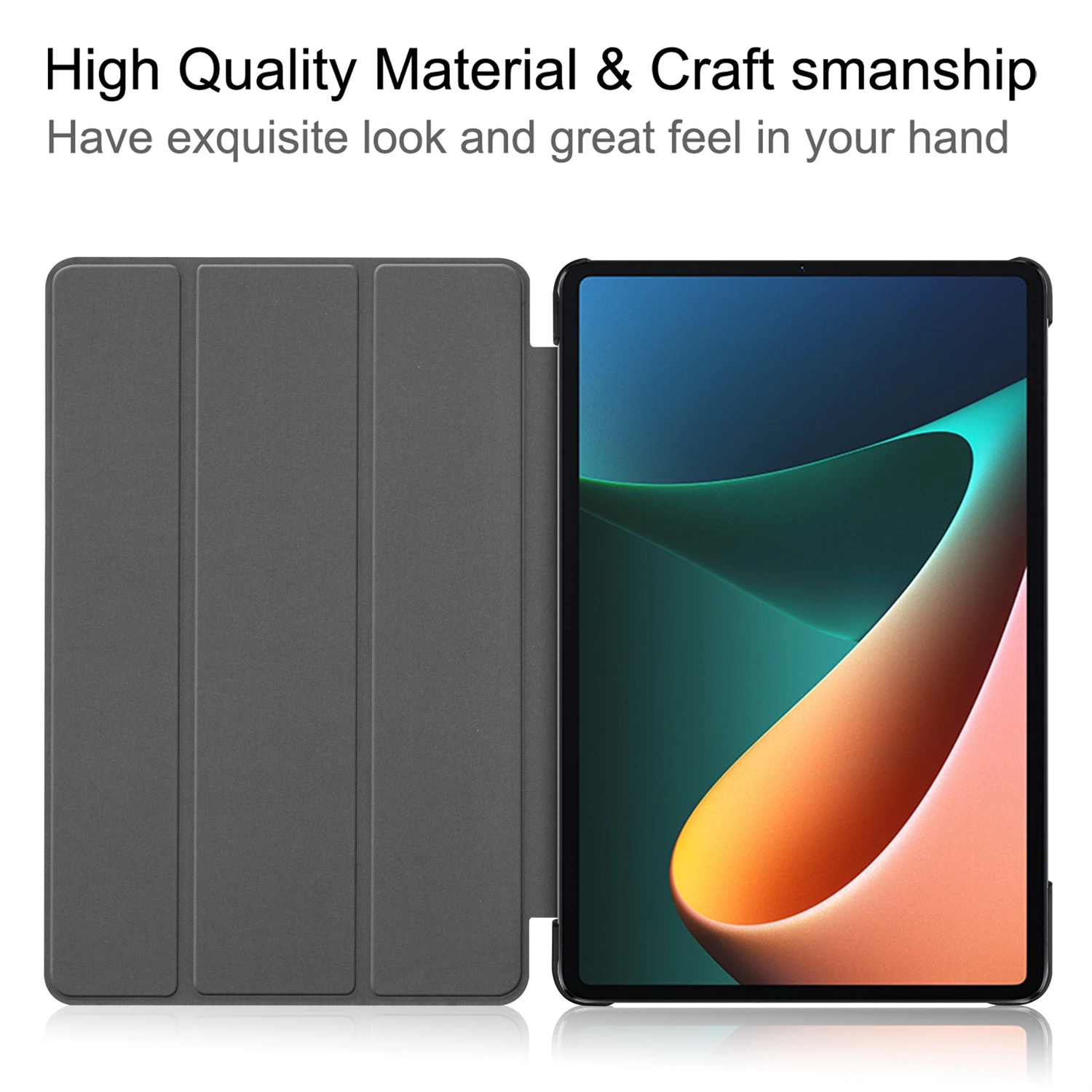 Tablet Case for Xiaomi Mi Pad 5 2021 11 Inch Tablet Protective Cover Tri-Fold Smart Stand