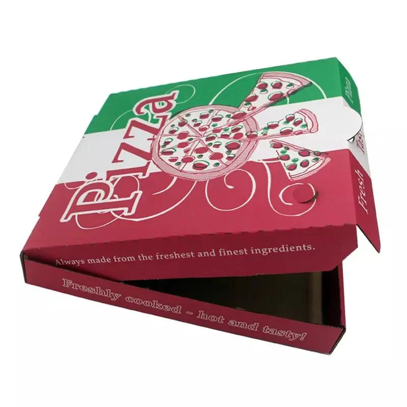 Cheap Corrugated Packaging Pizza Custom Printed Takeaway Brown Pizza Box