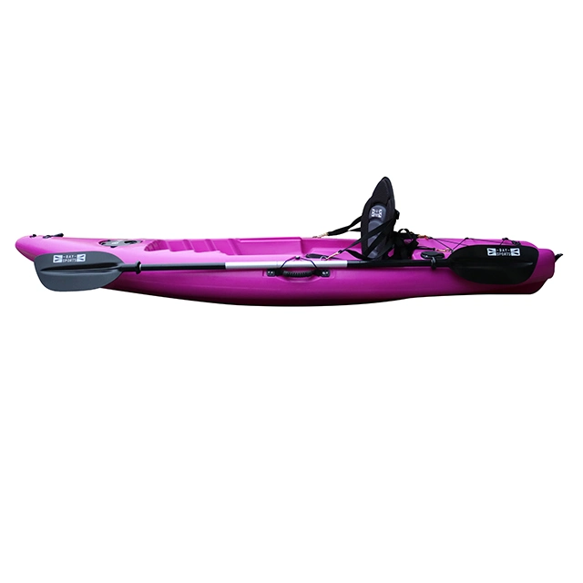 Quality Guaranteed Hot Selling Water Sports Custom Durable Single Seat Foot Fishing Kayaks Plastic Kayaks