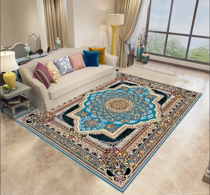 Alfombras alfombras de terciopelo hermosa alfombra mosaico para salón de estilo persa Alfombra alfombra impresos en 3D